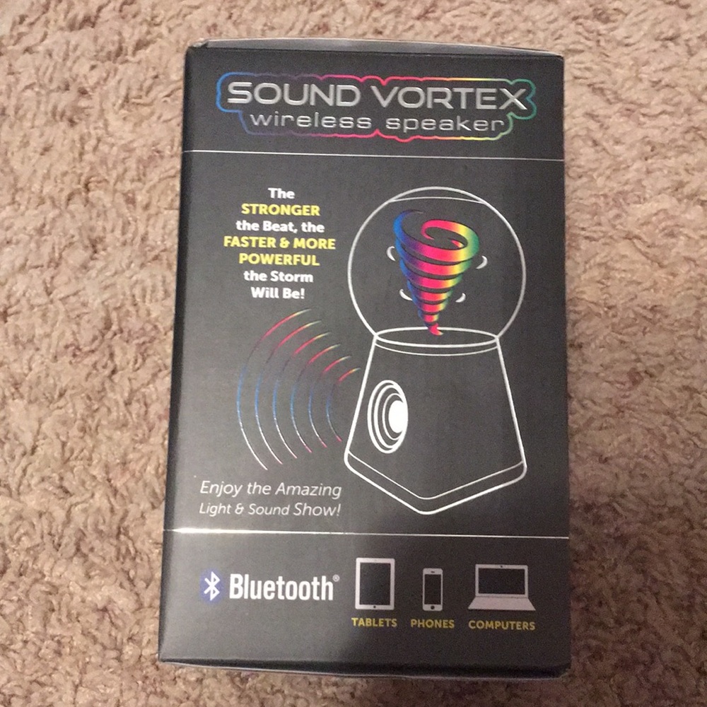 Authentic MultiTech Audio Sound Vortex LED Speaker - Picture 4 of 8
